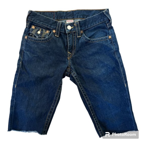True Religion Other - NWOT Men's True Religion Shorts Denim Cutoff Joey Style 30